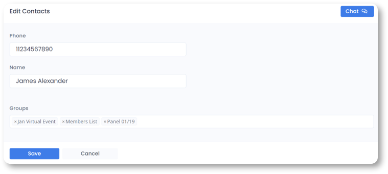 Manage Contacts